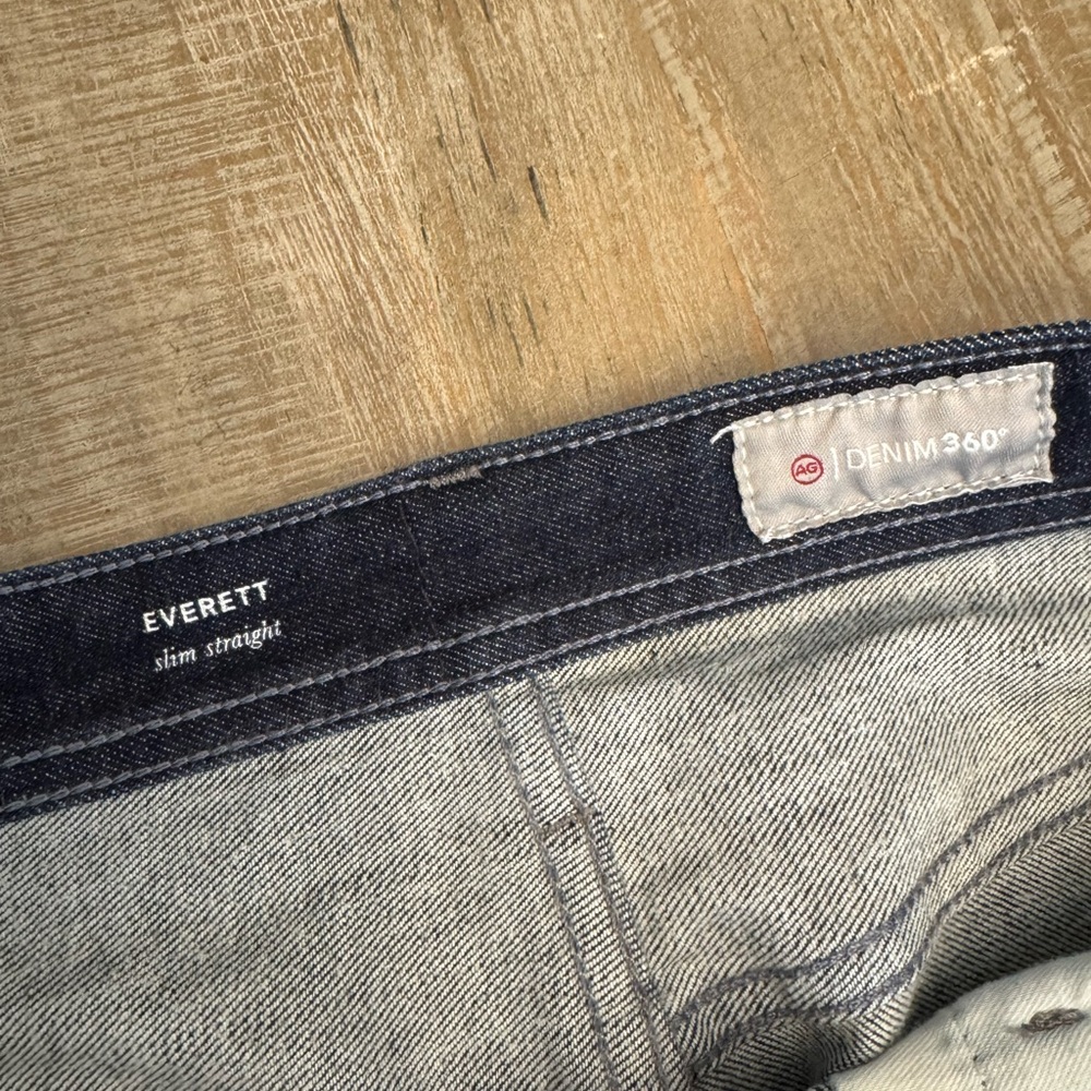 AG jeans mens Everett Slim Straight 36x30 Men's Dark Blue - Picture 4 of 14